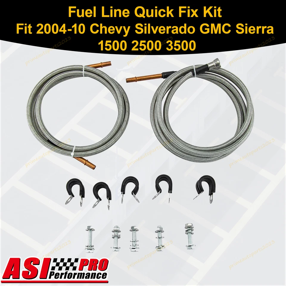 Fuel Line Quick Fix Kit Fits 2004-10 Chevy Silverado GMC Sierra 1500 2500 3500 ! — 第 1/4 张图片