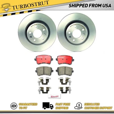 Juego de pastillas de freno rotores de freno traseros Prime para Audi A5 Quattro 2008-2017 Foto 1 de 4