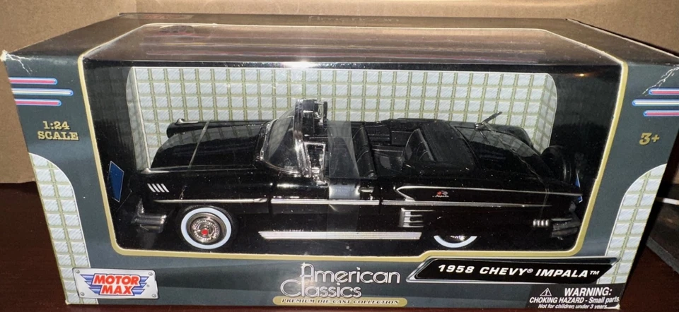 Motor Max American Classics 1/24 1958 Chevy Impala Convertible #73267AC #801* - Image 1 of 1
