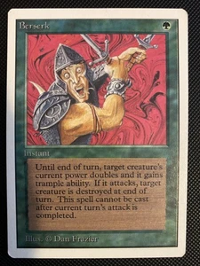 English - MTG Berserk - LP -  Unlimited Edition - Picture 1 of 2
