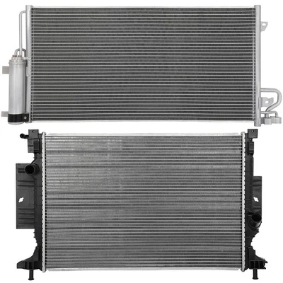 Radiator & AC Condenser Cooling For 2017-2019 Ford Escape 2015-2019 Lincoln MKC - Imagem 1 de 4