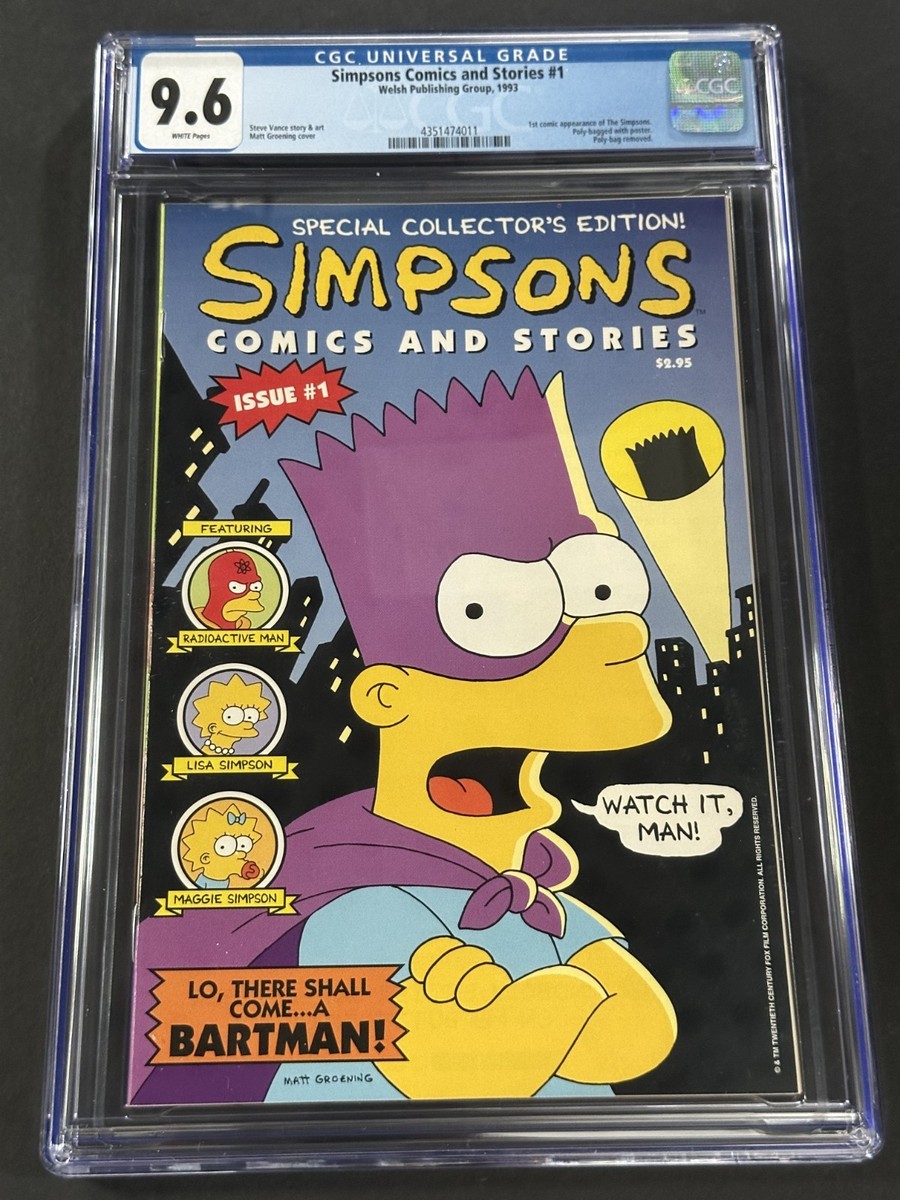 シンプソンズ　コミック　創刊号　6枚セット　Simpsons Comics シンプソンズ コミック 創刊号 6枚セット Simpsons Comics