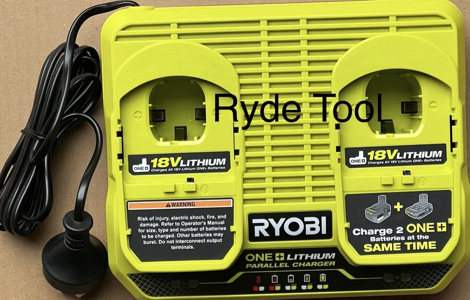 Genuine Ryobi 18V One+ 4A Dual Port Charger, RC18240. AU Stock. - image 1 of 1