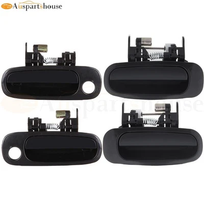 For Toyota Corolla 1.8L I4 98-02 4x Outside Door Handles Front Rear Right Left Foto 1 de 4