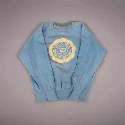 Vtg Champion running man Tift University College Forsyth 1950’s sweatshirt crew - Image 1 of 4