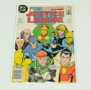 1987 Justice League #1 Newsstand DC Comics 1st App. Maxwell Lord VG Grade Key - Picture 1 of 11
