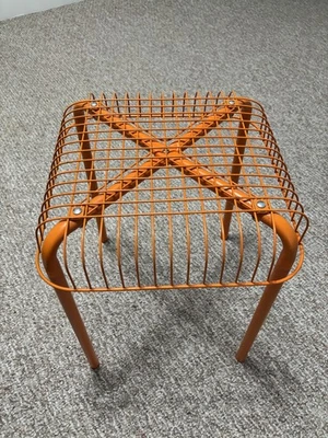 Banqueta IKEA VÄSTERÖN laranja vintage  - Imagem 1 de 2