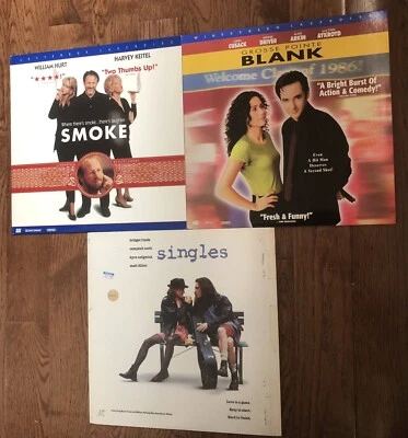Comedy 12” Laserdiscs (3) Smoke Grosse Pointe Blank Singles - Image 1 of 3