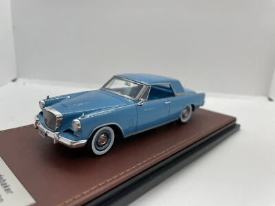 1962 Studebaker Hawk GT 1/43 GLM resin n Neo Brooklin riviera blue Ltd 78 - Image 1 of 2