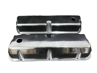 Cubiertas de válvula de aleación fundida altas acabado pulido Ford V8 Windsor 289 302 351 Foto 1 de 2