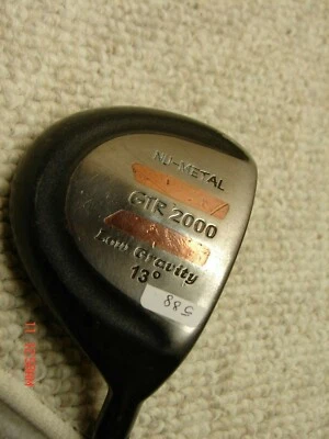 *Nu-Metal GTR 2000 Baixa Gravidade 13* Madeira Maraging com Inserções de Latão Feminino RH #588 - Imagem 1 de 4