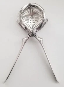 Antigua prensa de cítricos Christofle Francia plateada de 1800 3936 - Imagen 1 de 19