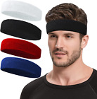 Sweatbands Sports Headband for Men & Women, Moisture Wicking Hairband Athletic T