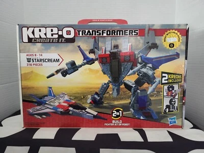 Starscream 30667 TRANSFORMERS KRE-O MIB NEW 316 Pieces w Red Alert - Image 1 of 4