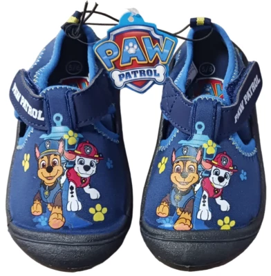 Paw Patrol Chase Marshall Toddler Water Shoes Baby Boys Navy Blue Small (5/6) - Image 1 of 4
