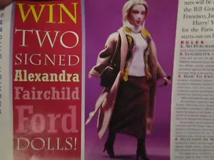 Gonna/top vintage Alexandra Fairchild Ford modello NON TAGLIATA - Foto 1 di 1