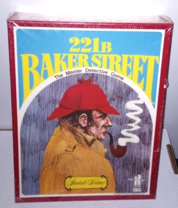 Juego de mesa 221B Baker Street (1977) - La caja tiene desgaste de almacenamiento en la tapa - Nuevo/sellado - Imagen 1 de 9