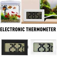 Mini thermomètre numérique DEL intégré noir/blanc testeur de température S4Q9