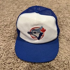 Toronto Blue Jays vintage 1980's Mesh/Trucker Snapback Hat men's size-OSFA - Picture 1 of 6