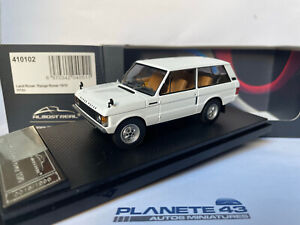ALMOST REAL 410102 LAND ROVER RANGE ROVER 1970 WHITE 1:43
