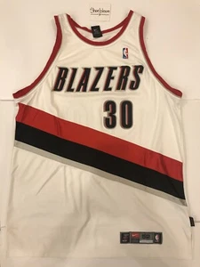 Champion Rasheed Wallace Portland Blazers NBA Authentic Nike Jersey Size 52 - Picture 1 of 2