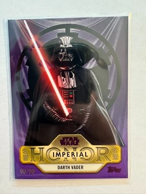 2025 Topps Star Wars Imperial Honor IH-4 Darth Vader /99 MEIYO - Image 1 of 2