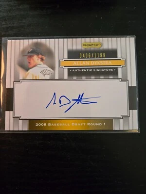 2008 Razor Signature Series /1199 Allan Dykstra #123 Auto RC Autograph - Image 1 of 2