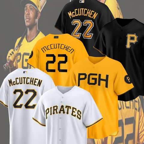 HOT SALE - Pittsburgh Pirates Andrew McCutchen #22 Name & Number AOP Shirt Cover