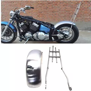 Motorcycle Rear Fender Steel Plate Fit For For Yamaha DRAGSTAR 400 650 - Picture 1 of 11