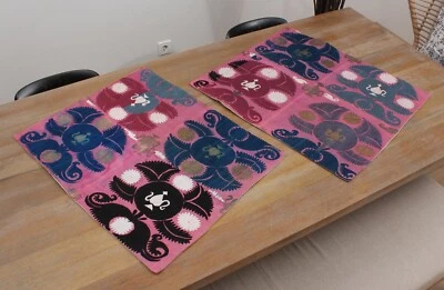 Funda de Almohada Suzani Uzbeko JUEGO DE 2 piezas 23.43" x 29.33" Envío Rápido GRATIS 14135 Foto 1 de 4