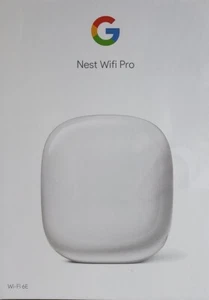 Google Nest Wifi Pro Mesh Router | Snow - Picture 1 of 3