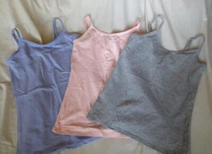 Jessica Simpson 3 Pack lot Girls Size L 8 Spaghetti Strap Tank Tops GB14 - Picture 1 of 2