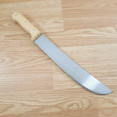 Tramontina Machete 12" Carbon Steel Full Tang Blade Natural Wood Handle 20012 - Image 1 of 4