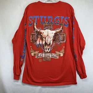 Camiseta Sturgis Black Hills Rally manga media larga muchos gráficos 2012 - Imagen 1 de 18