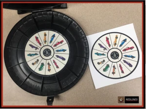 Hot Wheels '12-Car Rally Case' Replica CENTER Sticker SCR-S0008 - Picture 1 of 2