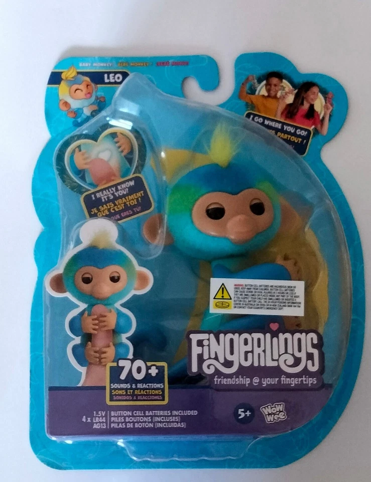 NEW ~ FINGERLINGS ~ LEO ~ Interactive Pet Monkey ~ 2023 Release - image 1 of 1