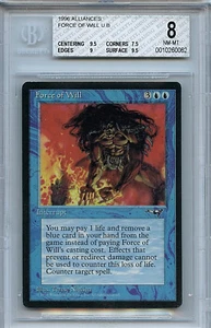 MTG Alliances Force of Will BGS 8.0 NM-MT Magic card Amricons 0062 - Picture 1 of 2