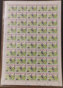 1980 ITALIA CAMPIONATI EUROPEI DI CALCIO FOGLIO INTERO NUOVO PIEGATO - Foto 1 di 1