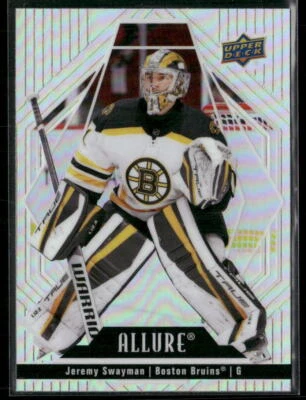 2022-23 Upper Deck Allure #93 Jeremy Swayman Boston Bruins Hockey Card - Image 1 of 2