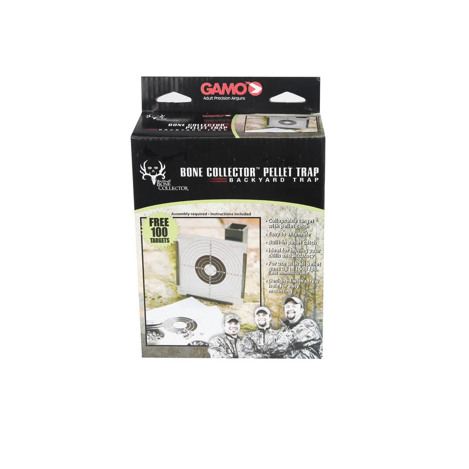 Trampa de pellets Gamo Bone Collector cono patio trasero con objetivos para rifles de aire comprimido Foto 1 de 1