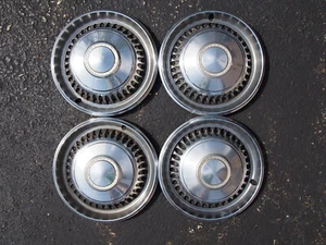 (4) OEM 1968 Impala Biscayne Bel Air Caprice Nova Wheel Covers Hub Caps 3962724 - Picture 1 of 10