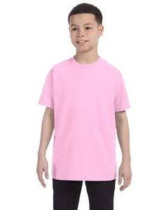 Gildan Youth Short Sleeves Heavy Cotton 5.3 oz XS-XL T-Shirt MG500B - Picture 1 of 31