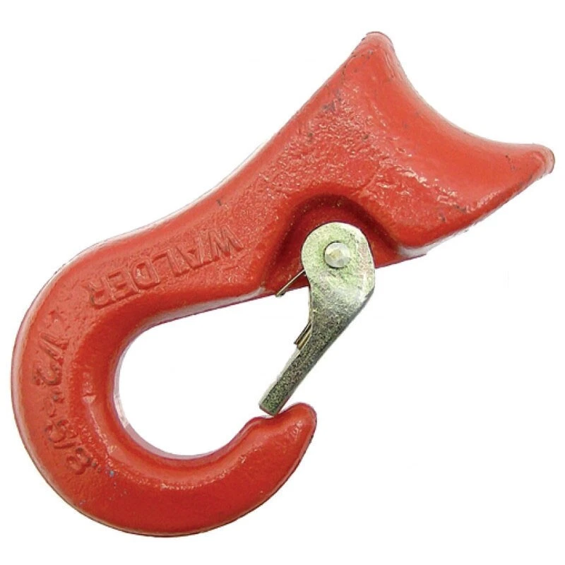 Seilgleithaken mit Sicherung 3/8 Zoll - 1/2 Zoll / 9 mm - 13 mm 25 mm Öffnung - Bild 1 von 1