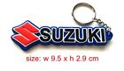 Porte-clés/porte-clés en caoutchouc Suzuki objets de collection moteur moto logo cadeau NEUF