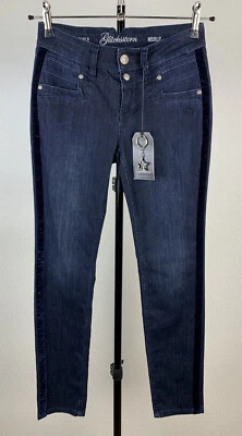 NEU! GLÜCKSSTERN Damen Gr. W26 / ca. 36 Stretch Jeans Hose Merle Samtblau 810 - Bild 1 von 4