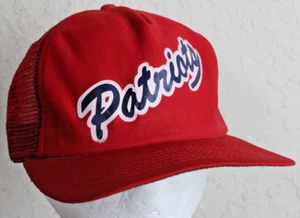 Vintage New England Patriots New Era Mesh Snapback Mütze NFL USA - Bild 1 von 12