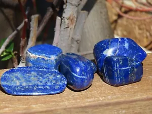 Large A Grade Lapis Lazuli Crystal Polished Tumble Stone 1 Piece Tracked Postage - Picture 1 of 3