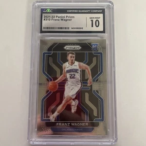 CGC 10 2021 21 Panini Prizm FRANZ WAGNER RC Rookie Graded GEM MINT #310 - Picture 1 of 2