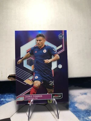2023 Topps Finest MLS Purple Refractor /250 Jairo Torres #81 Rookie RC - Image 1 of 2
