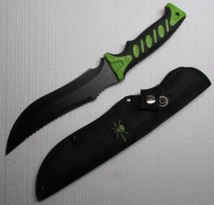 TAC Xtreme TX-08GR 12" CAZA Doble Inyección BOWIE con Cuchillo de Vaina NUEVO - Imagen 1 de 3